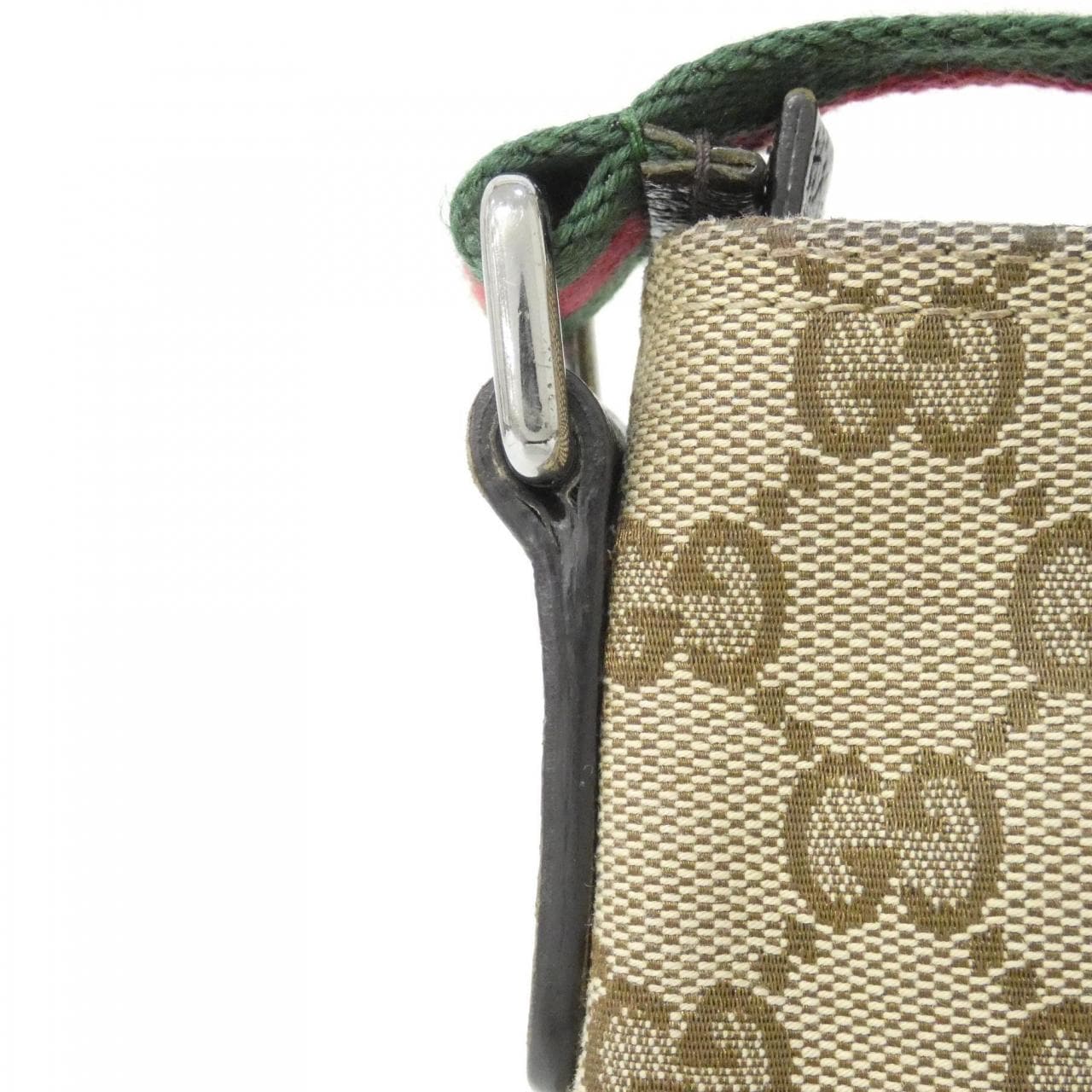 GUCCI 189749 KQWGR Shoulder Canvas Black Canvas - Thumbnail 6