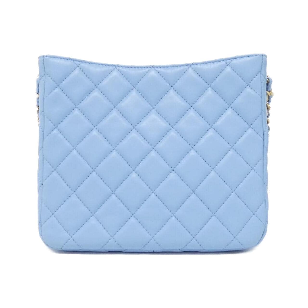 CHANEL AS3259 Shoulder Bag Lambskin 藍色 羊皮 中古品A - 縮圖 2