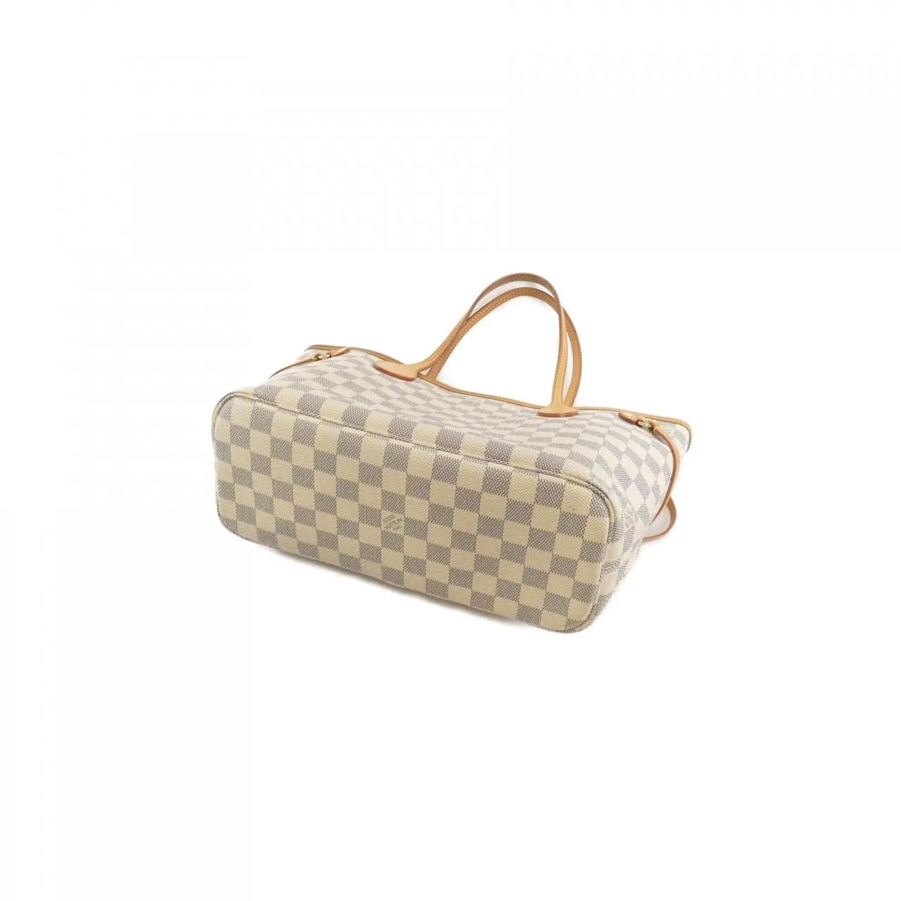 LOUIS VUITTON Neverfull N51110 Tote Damier 黑色 Damier 中古品B - 縮圖 2