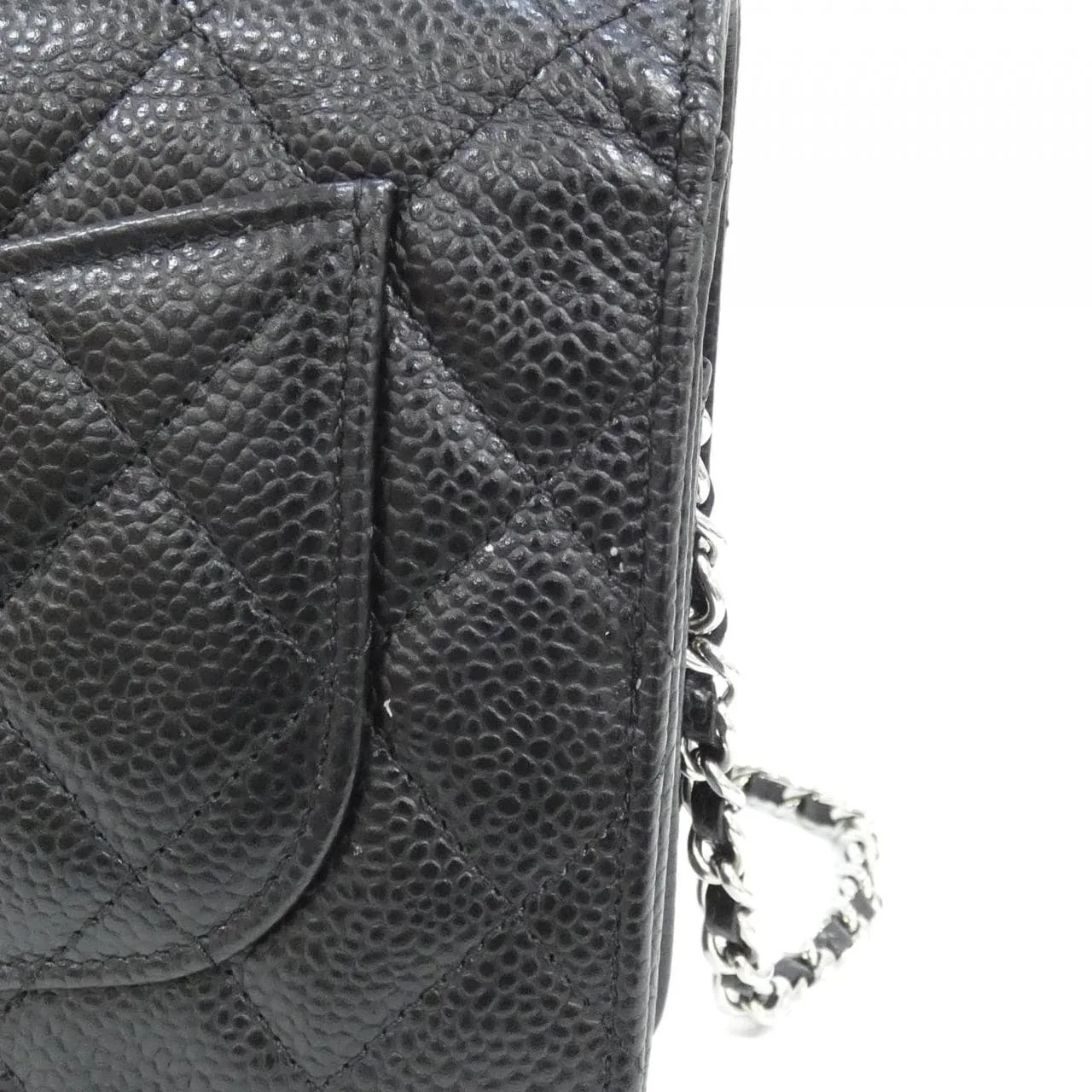 CHANEL Timeless Classic AP0250 Wallet Grained Calfskin Black Grained Calfskin Rank A - Thumbnail 4