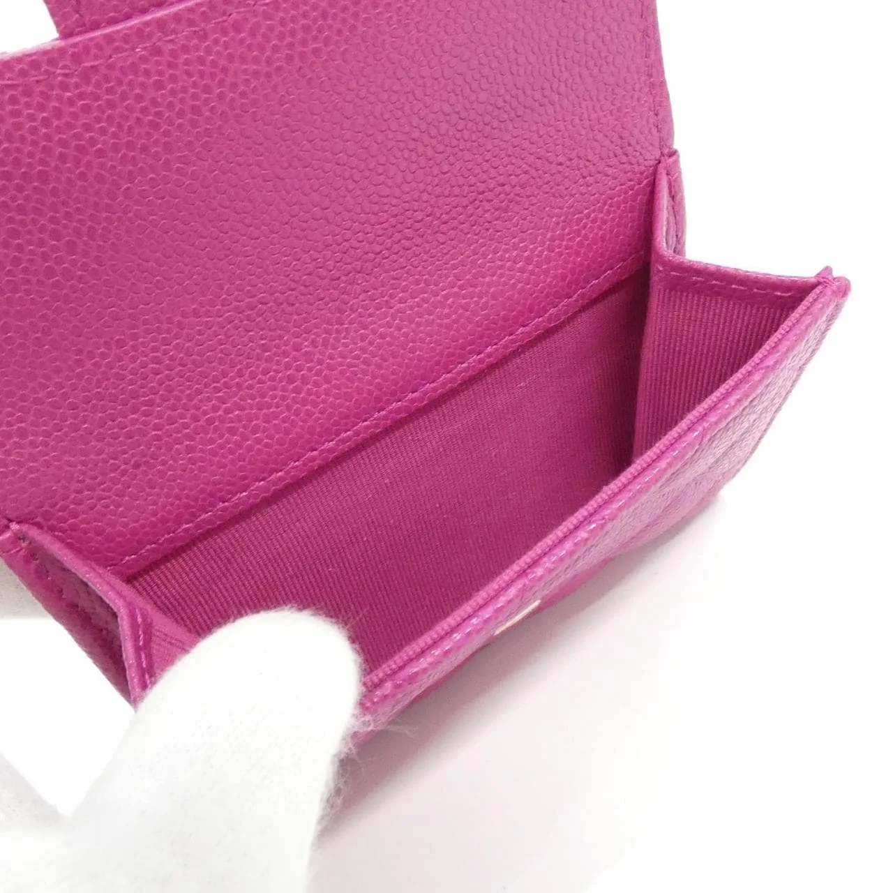 CHANEL Timeless Classic AP0230 Wallet Grained Calfskin Black Grained Calfskin Rank A - Thumbnail 7