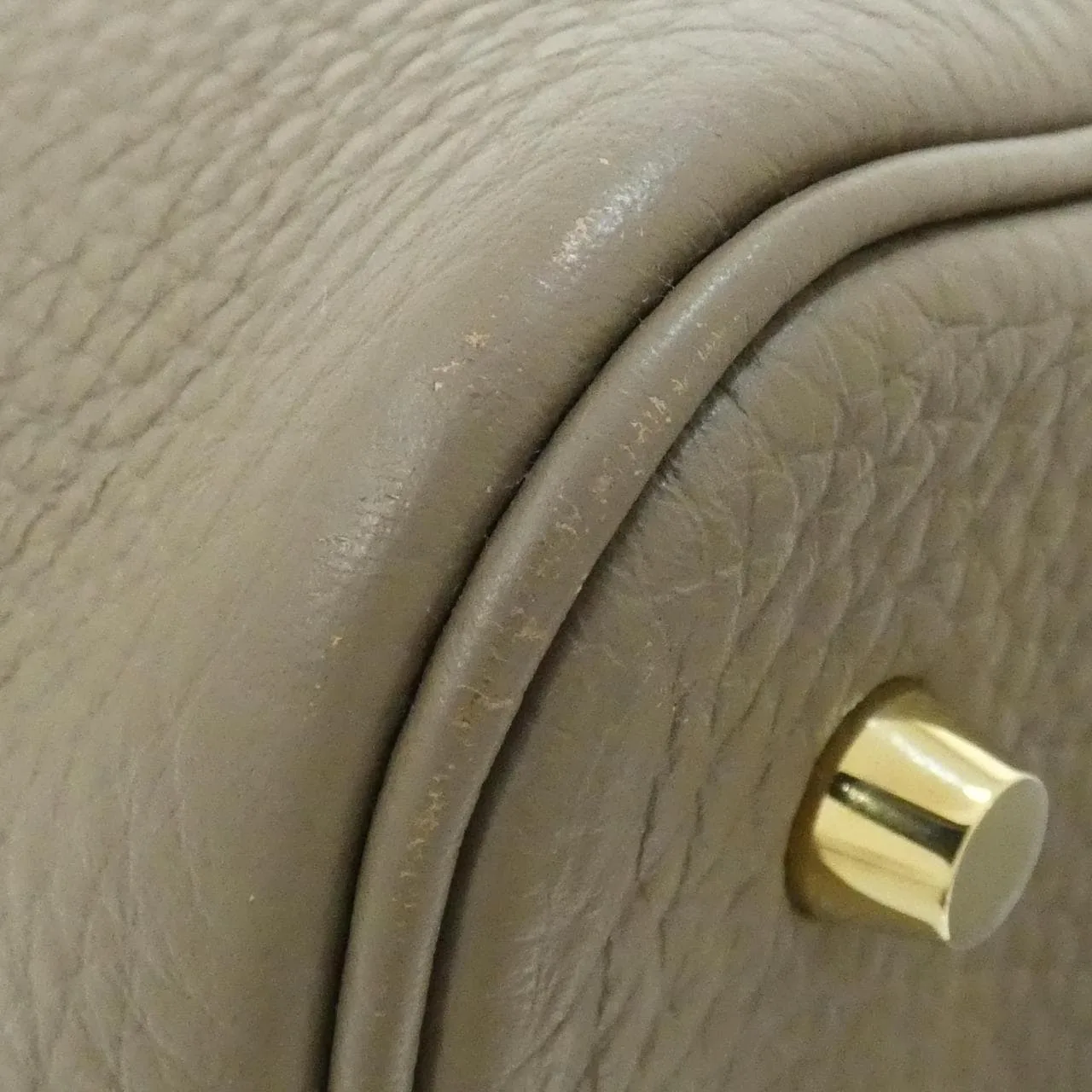 HERMES Picotin 060991CC Handbag Clemence Etoupe Clemence 皮 中古品A - 縮圖 2