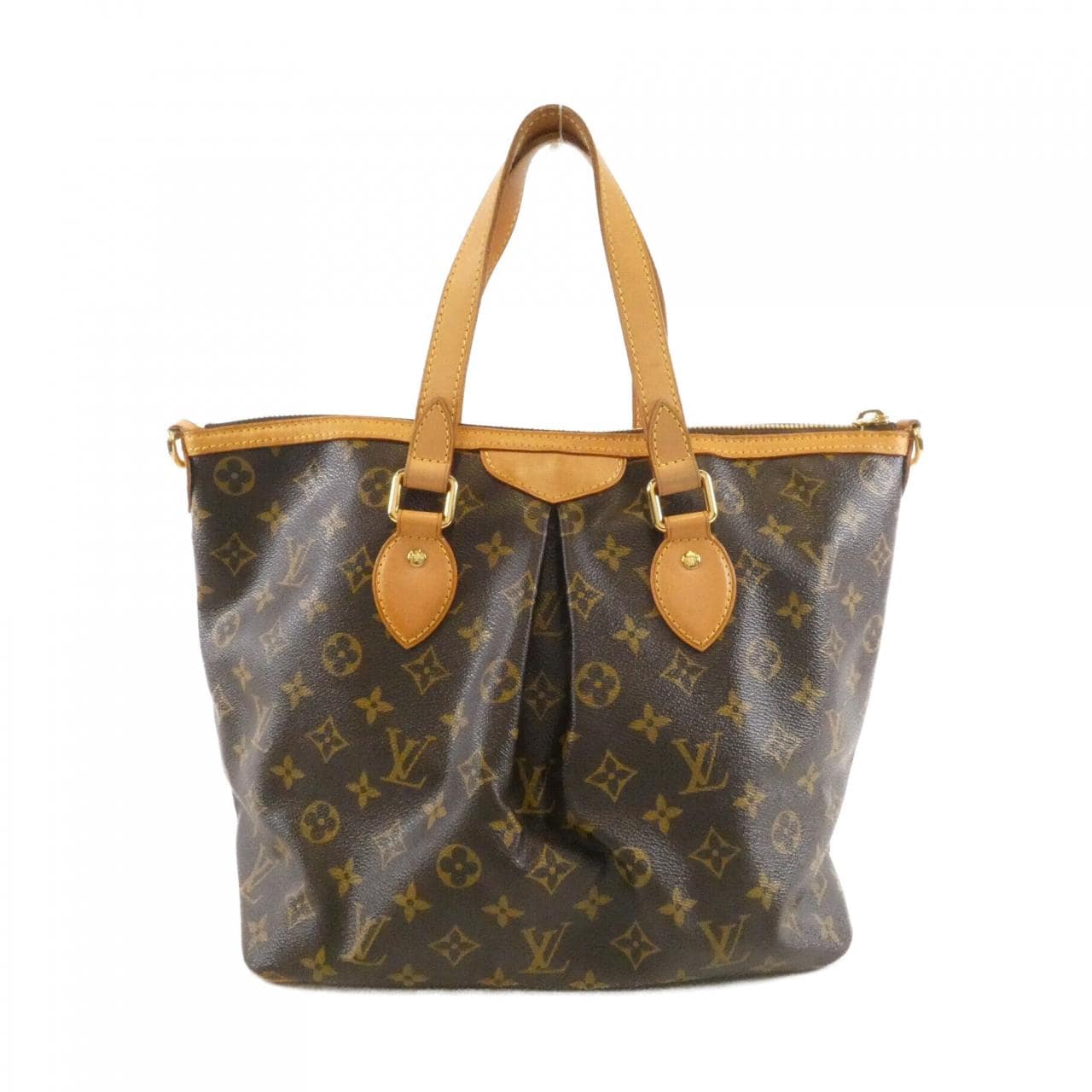 LOUIS VUITTON M40145 Handbag Monogram 黑色 Monogram 中古品B - 縮圖 2