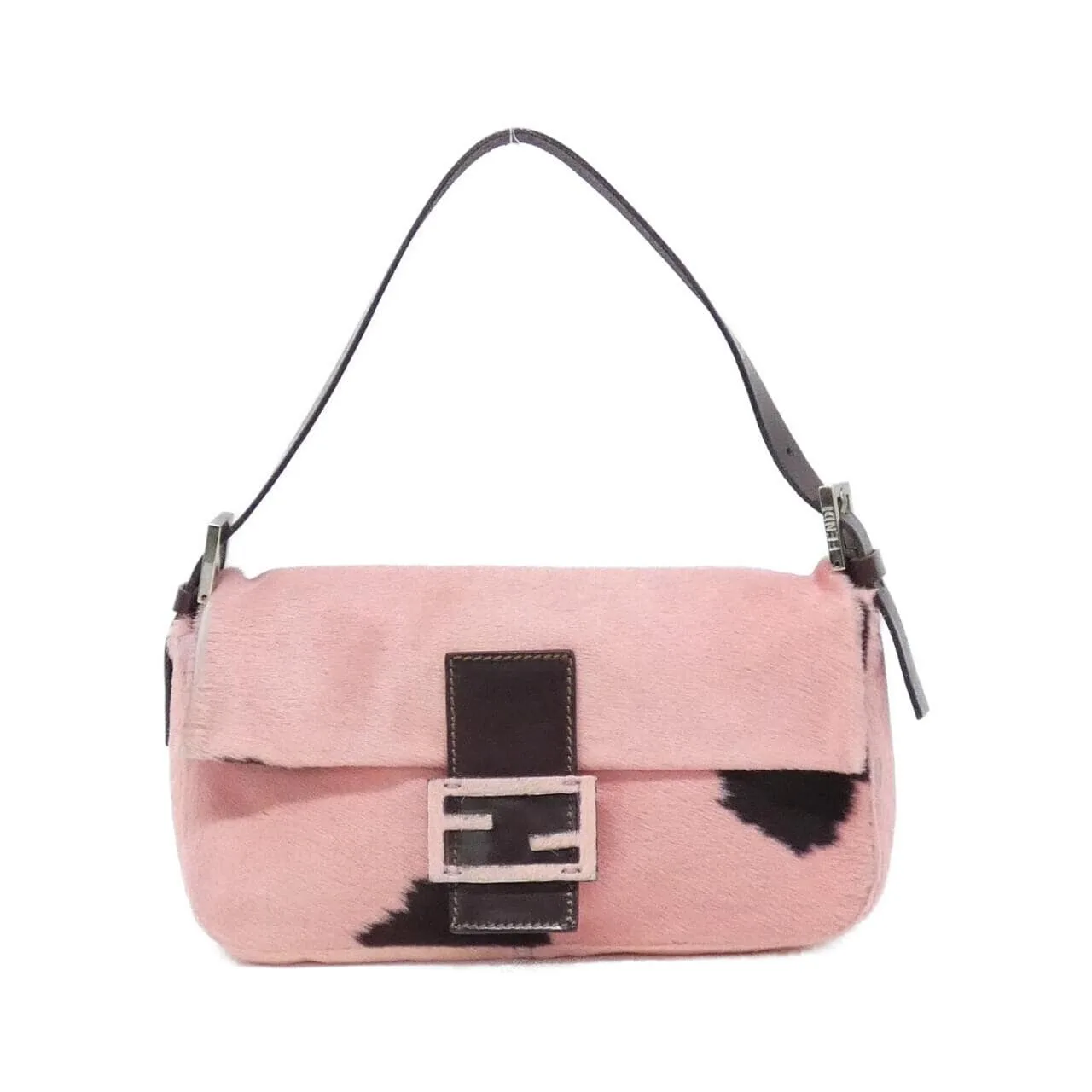 FENDI Baguette 26424 Shoulder Leather
