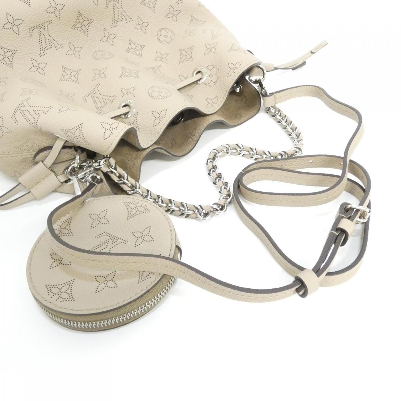 LOUIS VUITTON Mahina M57201 Shoulder Bag 黑色 中古品A - 縮圖 5