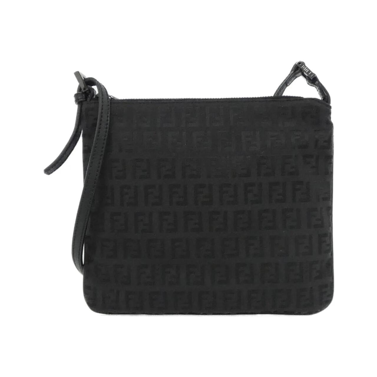 FENDI 8BT047 Shoulder Canvas Black
