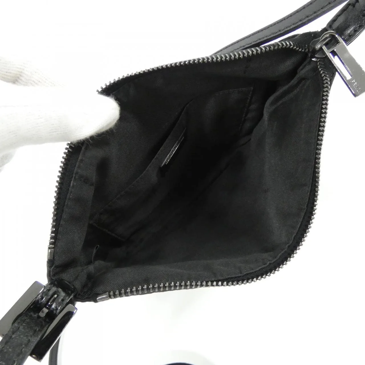 FENDI 8BT047 Shoulder Canvas Black Canvas Rank A - Thumbnail 10