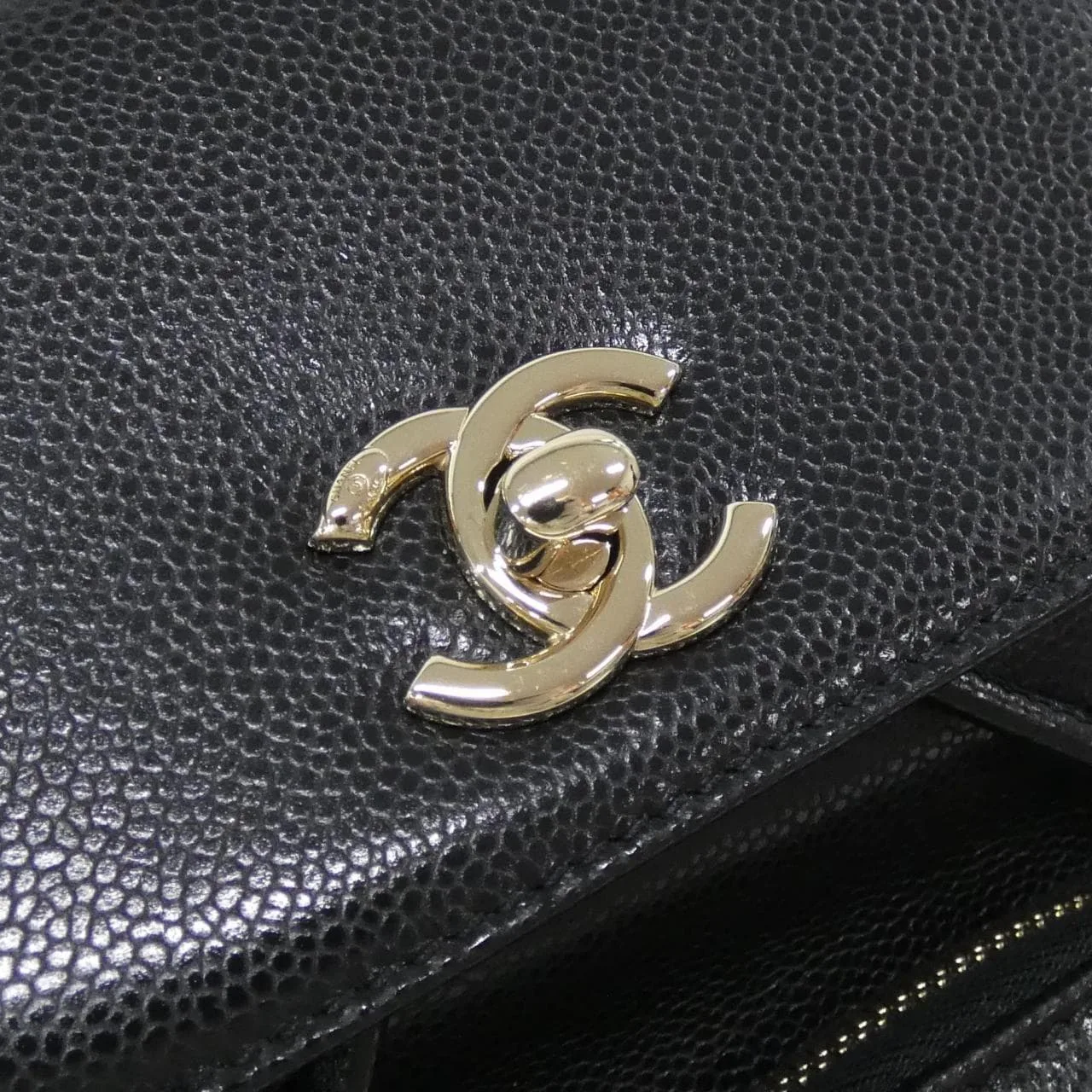 CHANEL Chanel 22 AS3530 Backpack Grained Calfskin 黑色 荔枝紋牛皮 中古品A - 縮圖 5