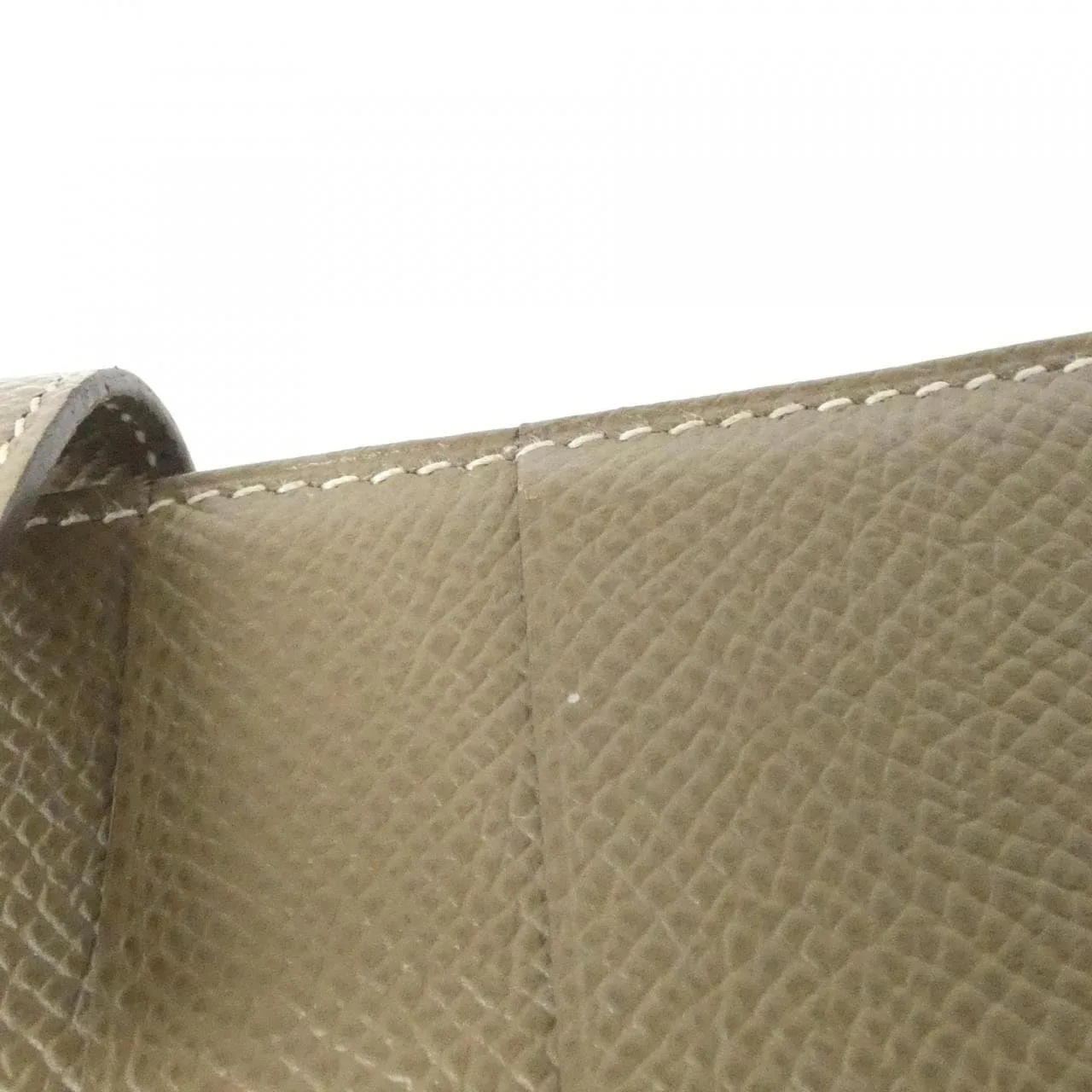 HERMES 039785CC Wallet Epsom Etoupe Epsom 皮 中古品A - 縮圖 9