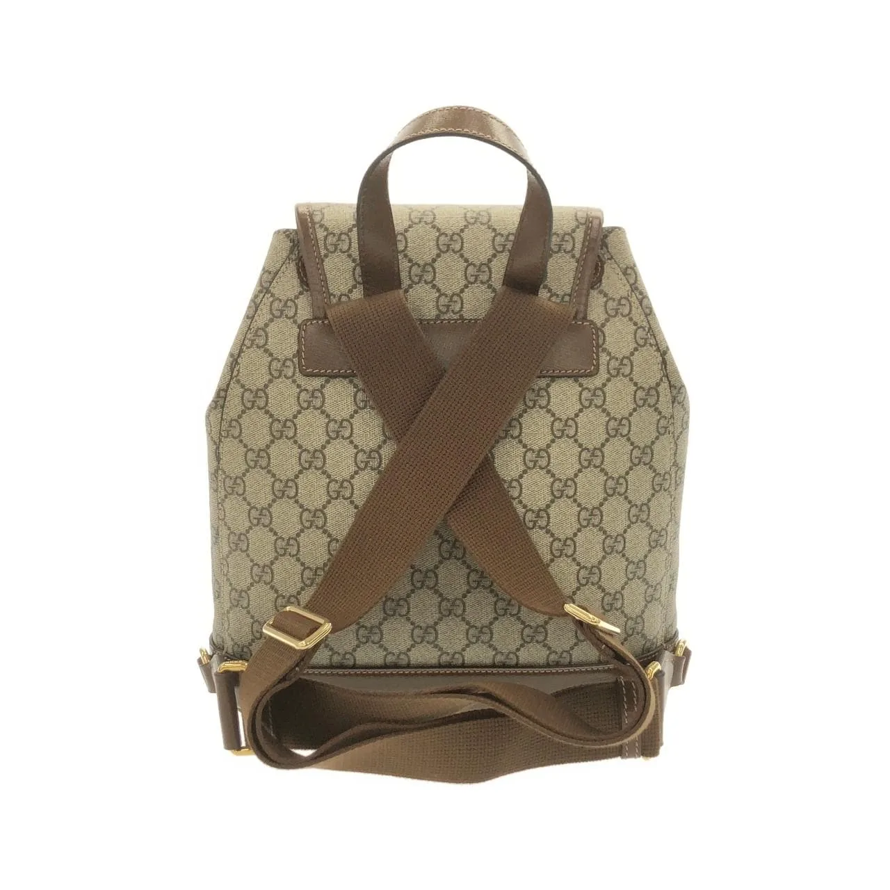 GUCCI 674147 92THG Backpack Canvas 黑色 帆布 中古品A - 縮圖 2