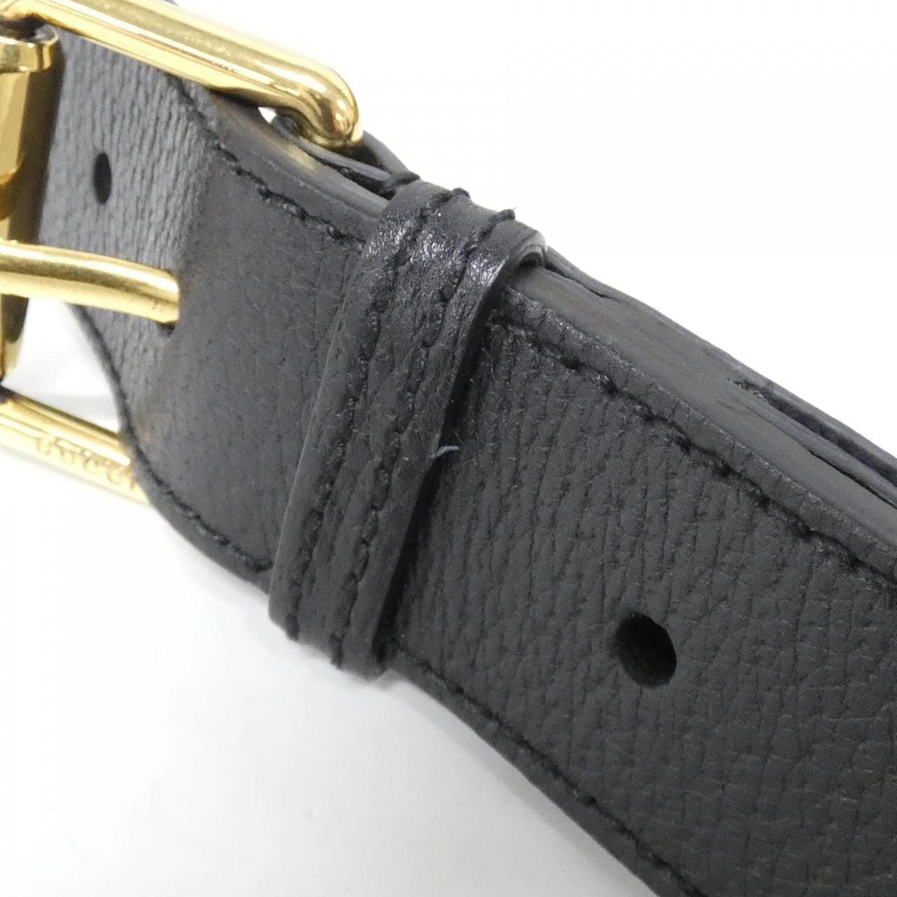 GUCCI 602695 ULMBT Belt Bag Leather 黑色 皮革 中古品A - 縮圖 5