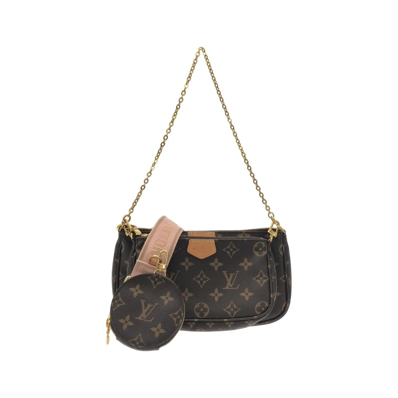 LOUIS VUITTON Pochette M44840 Shoulder Monogram Black