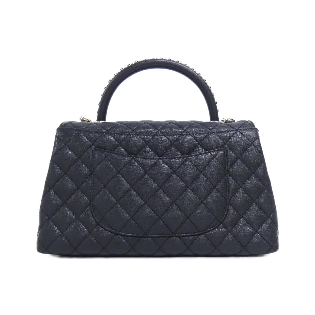 CHANEL Matelasse 92991 Bag Grained Calfskin Black Grained Calfskin Rank A - Thumbnail 2