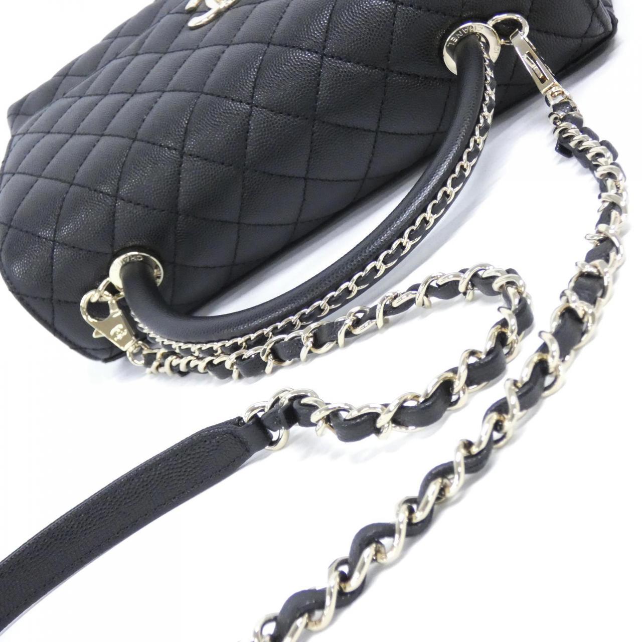CHANEL Matelasse 92991 Bag Grained Calfskin Black Grained Calfskin Rank A - Thumbnail 6