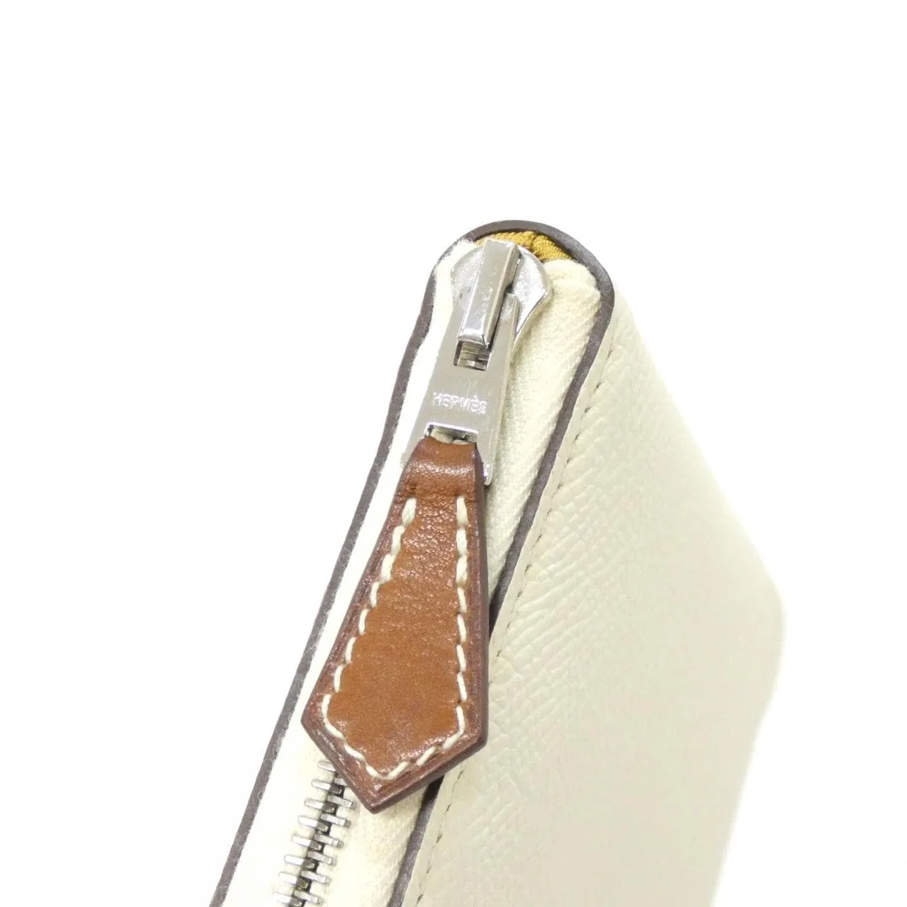 HERMES 075190CK Wallet Epsom 藍色 Epsom 皮 中古品A - 縮圖 3