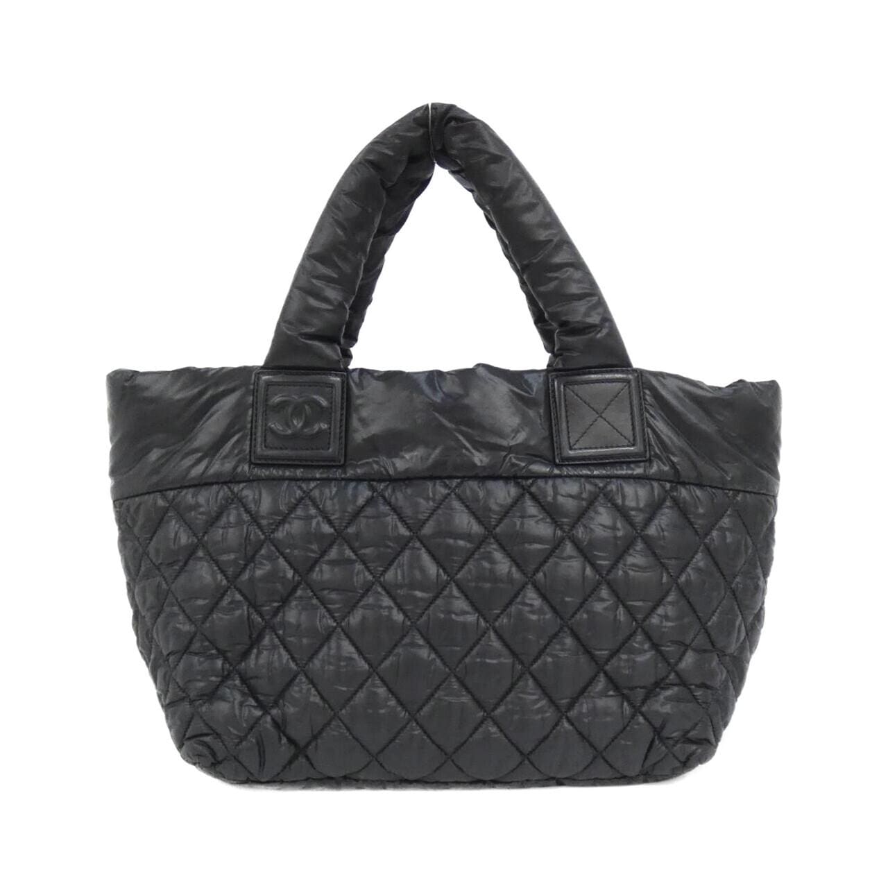 CHANEL Deauville 48610 Bag Nylon 黑色 尼龍 中古品A - 縮圖 2