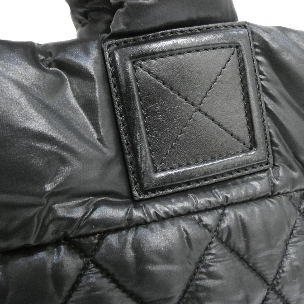 CHANEL Deauville 48610 Bag Nylon 黑色 尼龍 中古品A - 縮圖 6