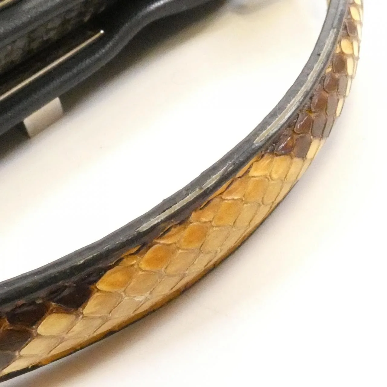 FENDI Peekaboo 8BN244 SGZ Handbag Python Black Python - Thumbnail 4