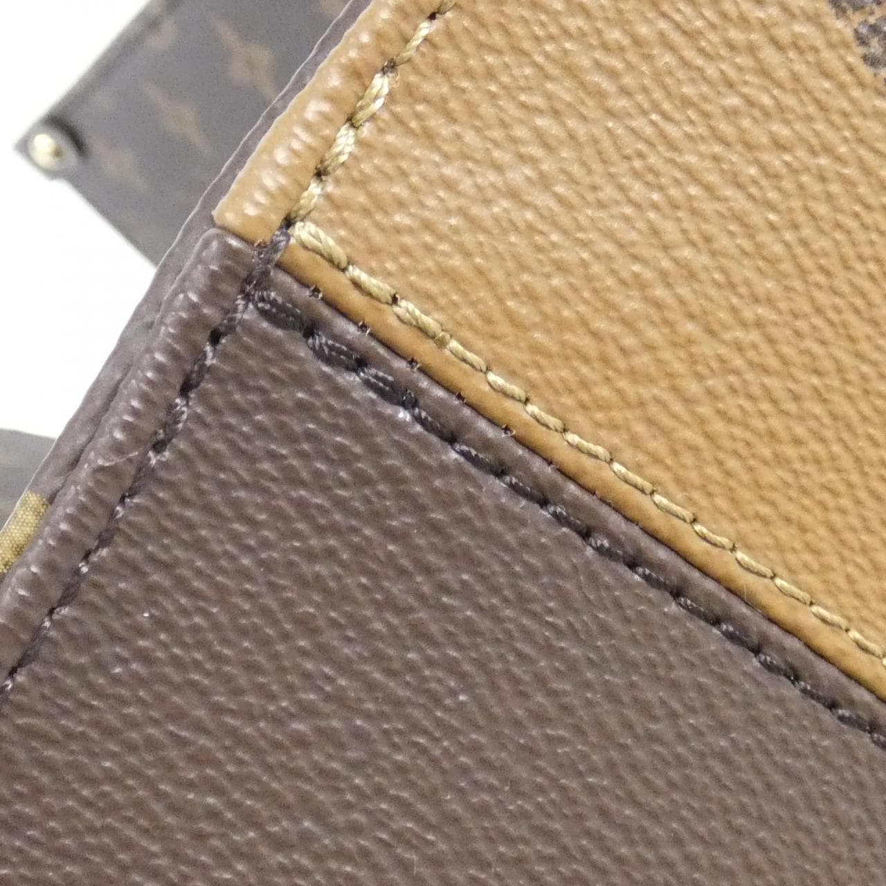 LOUIS VUITTON OnTheGo M45321 Bag Monogram 黑色 Monogram 中古品A - 縮圖 3