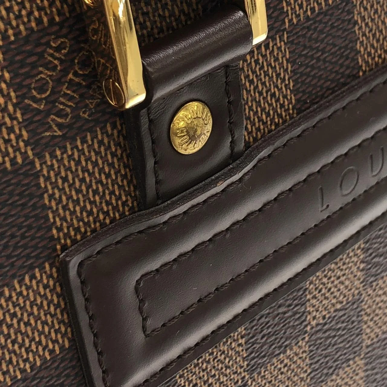 LOUIS VUITTON N41455 Handbag Damier Black Damier - Thumbnail 3