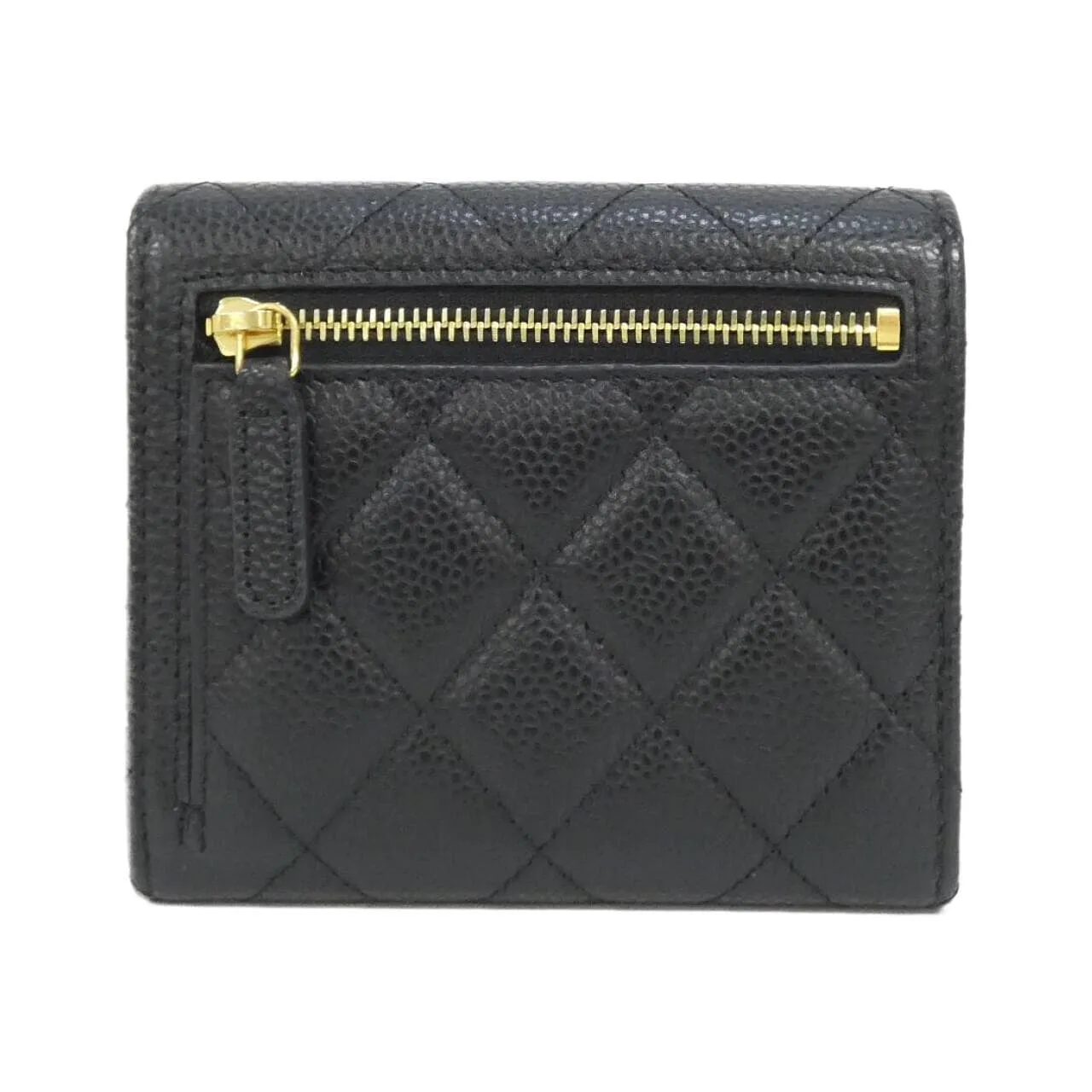 CHANEL Timeless Classic AP0231 Wallet Grained Calfskin Black Grained Calfskin Rank A - Thumbnail 2