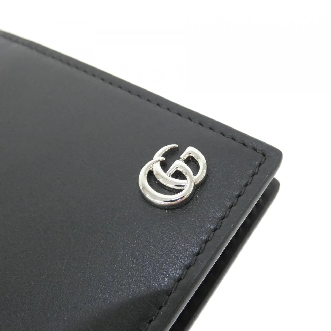 GUCCI 835053 AAE07 Card Case Leather Black Leather Rank A - Thumbnail 4