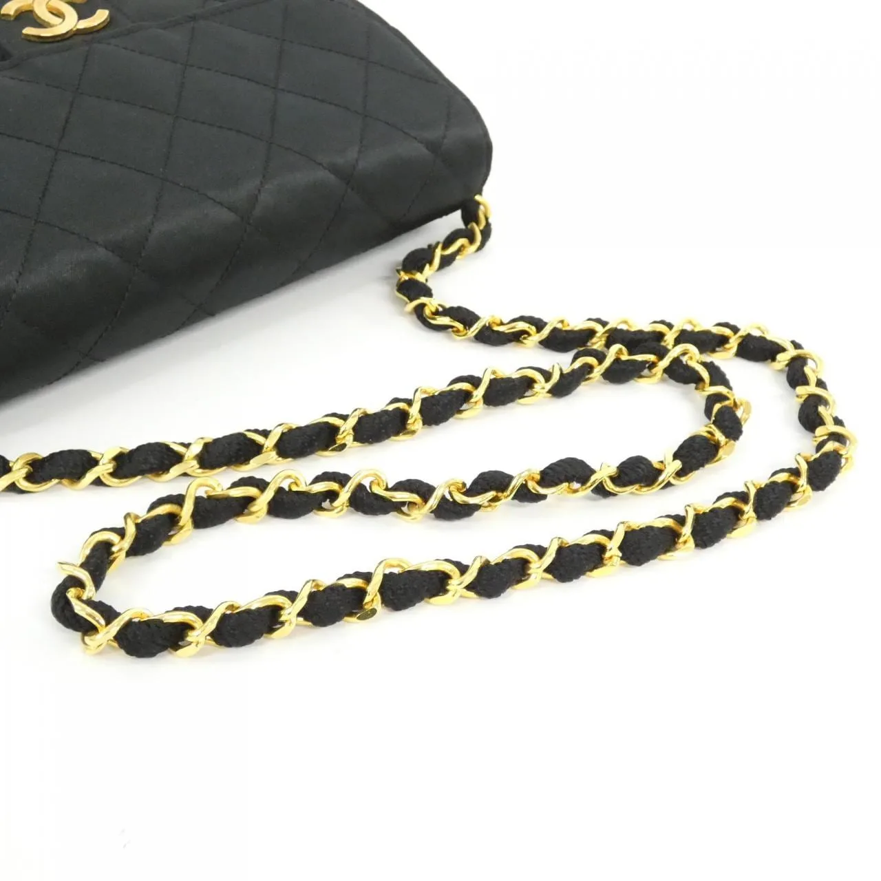 CHANEL Shoulder Satin