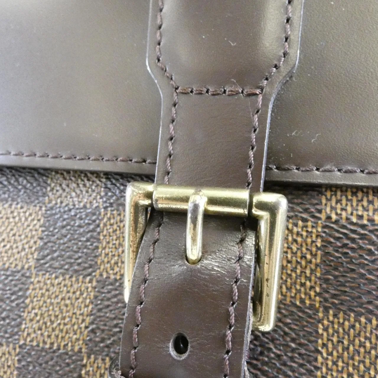 LOUIS VUITTON N51132 Backpack Damier 黑色 Damier 中古品B - 縮圖 5