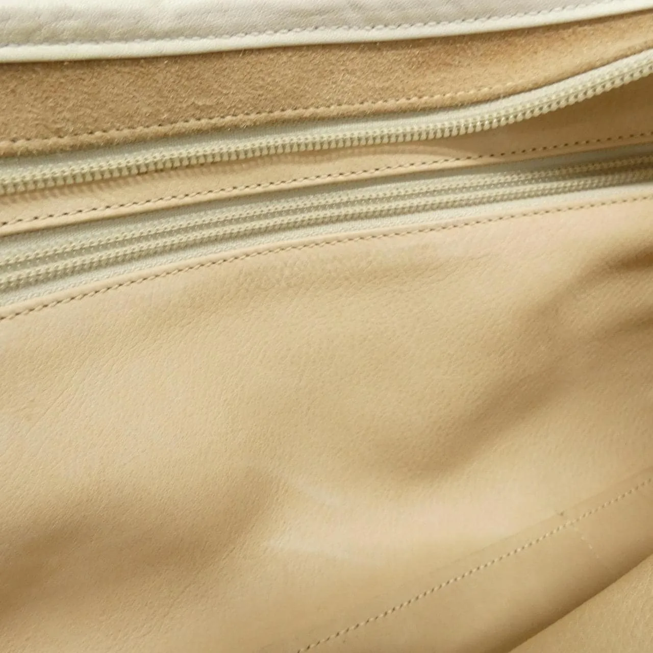 LOEWE Amazona Shoulder Leather White Leather Rank B - Thumbnail 7