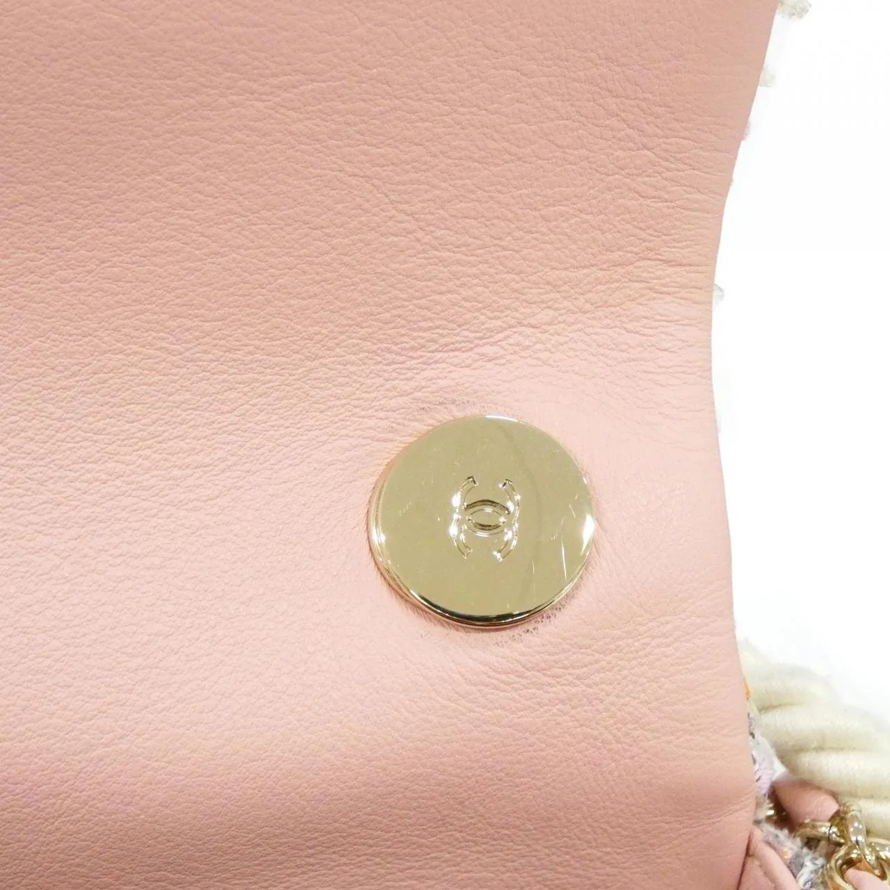 CHANEL AS0594 Shoulder Tweed White Tweed - Thumbnail 7