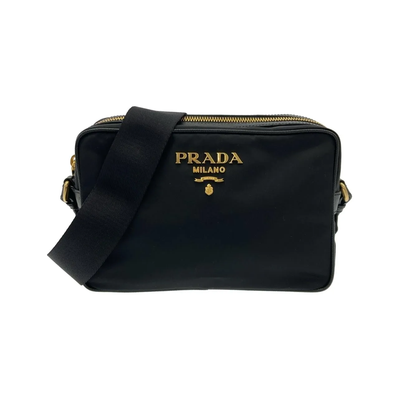 PRADA 1BH089 Shoulder Black