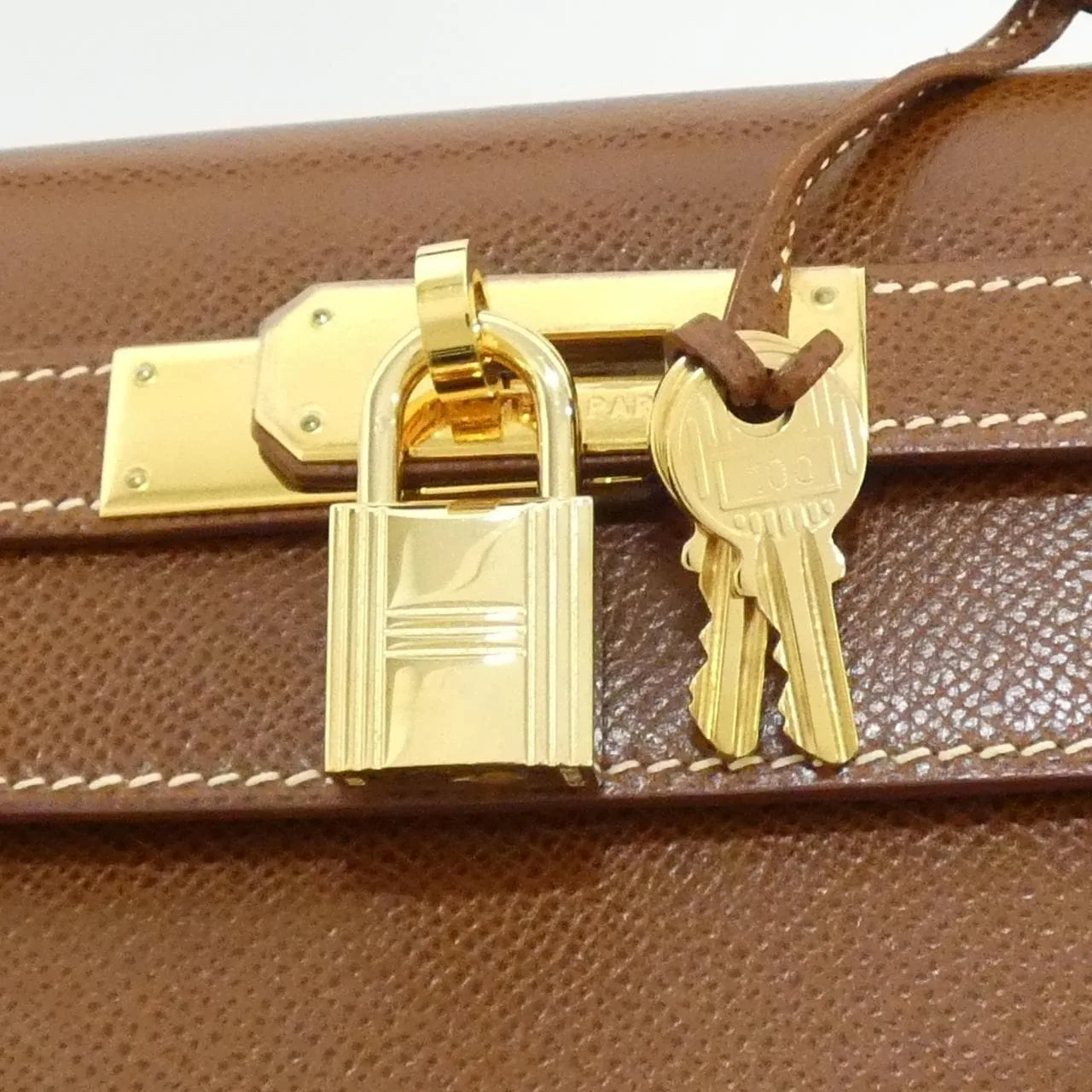 HERMES Kelly Handbag Black Rank A - Thumbnail 4