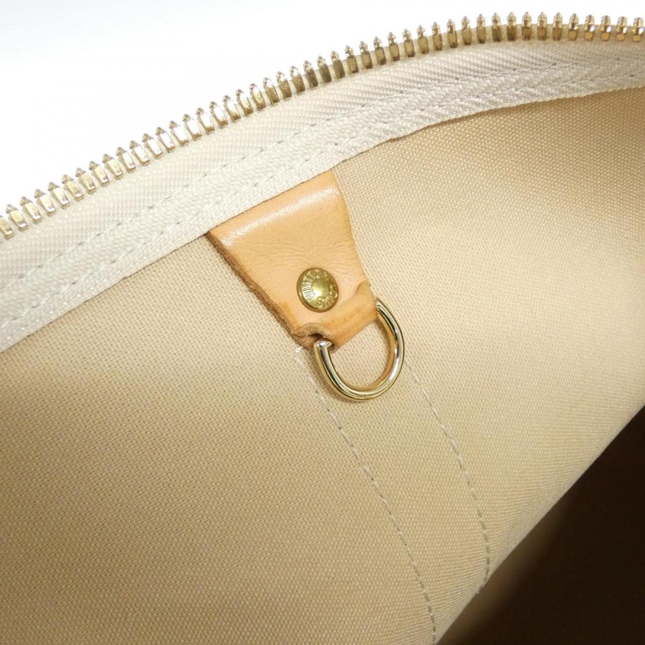 LOUIS VUITTON Keepall N48223 Boston Bag Damier 黑色 Damier 中古品A - 縮圖 10