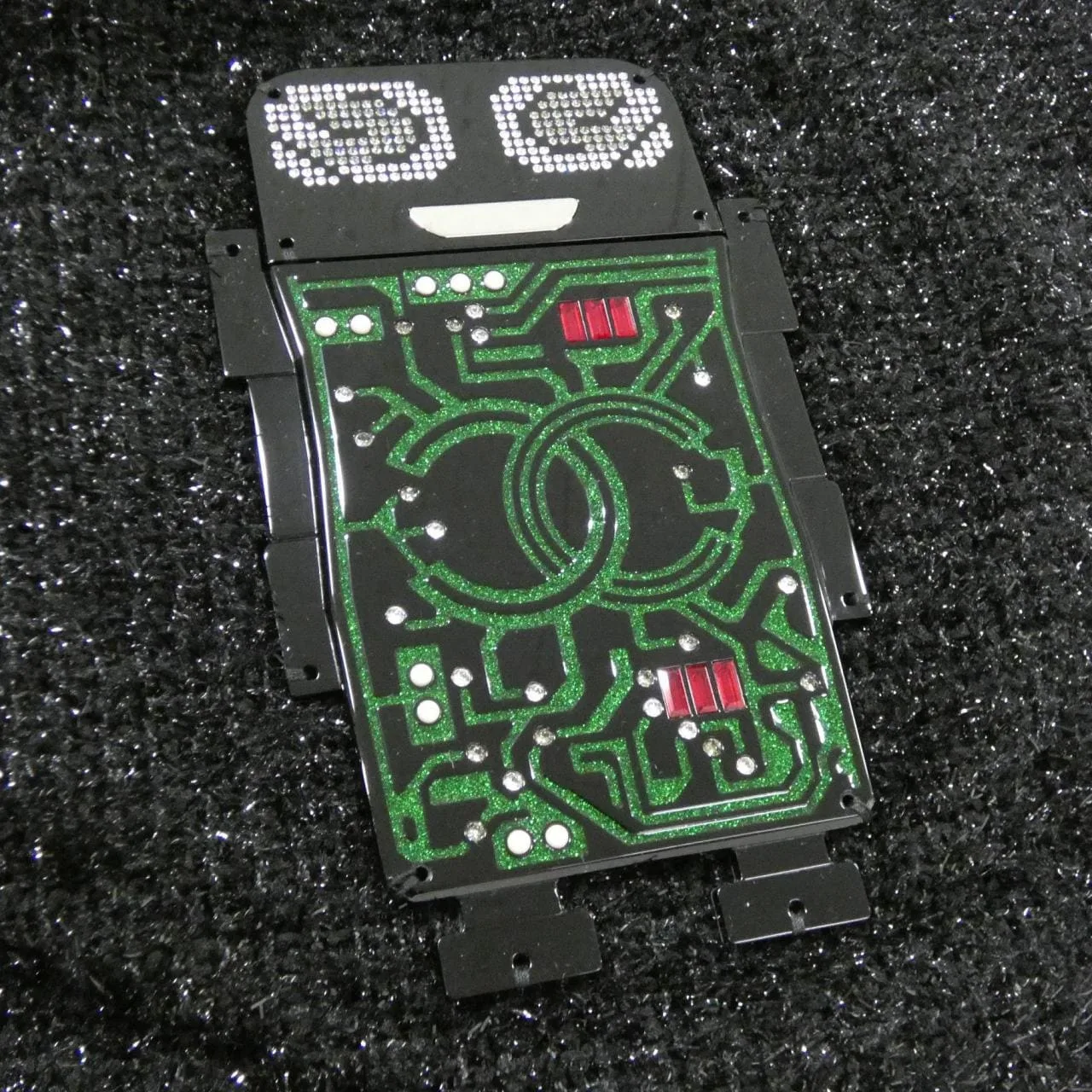 CHANEL 94646 Handbag Tweed 黑色 粗花呢 中古品A - 縮圖 4