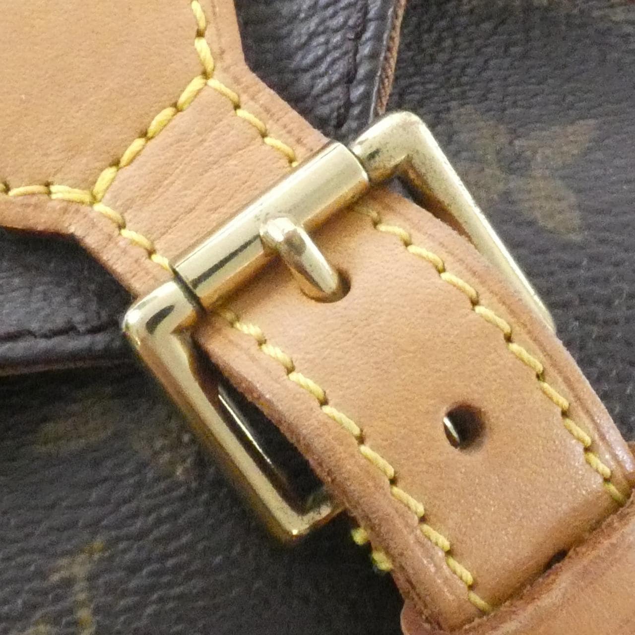 LOUIS VUITTON Montsouris M51136 Backpack Monogram 黑色 Monogram 中古品B - 縮圖 5