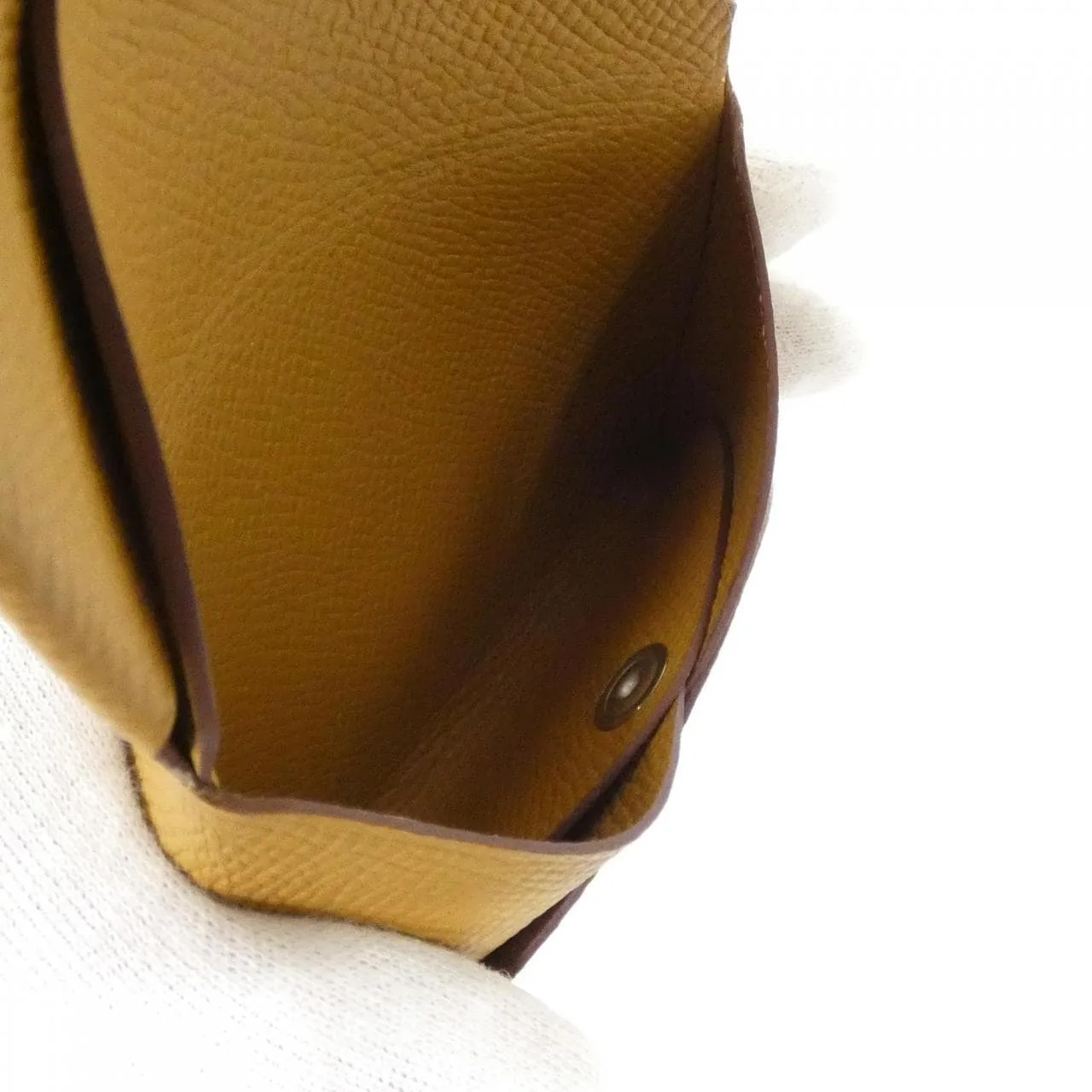 HERMES 083035CK Coin Case Epsom 黑色 Epsom 皮 中古品A - 縮圖 6