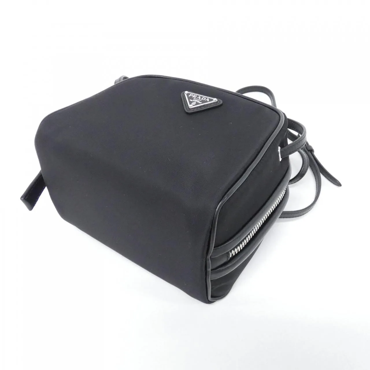 PRADA 1BC248 Handbag Nylon Black Nylon Rank A - Thumbnail 3