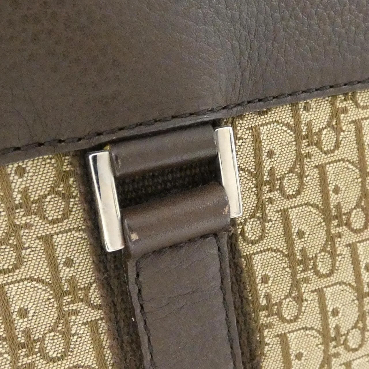 DIOR Handbag Canvas Brown Canvas Rank A - Thumbnail 4