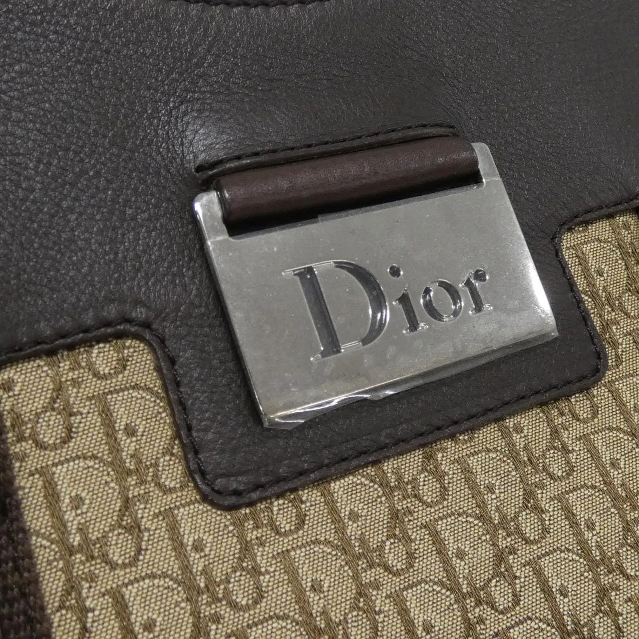 DIOR Handbag Canvas Brown Canvas Rank A - Thumbnail 6
