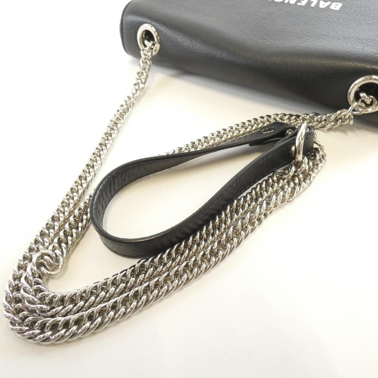 BALENCIAGA 537387 DLQ4N Shoulder 黑色 中古品B - 縮圖 6