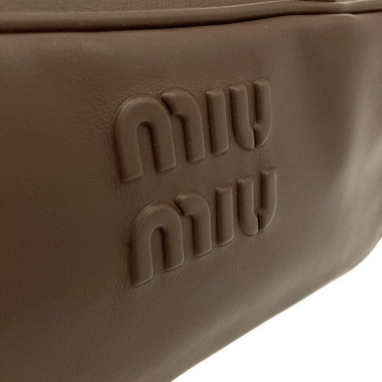 MIU MIU 5BB173 Handbag 金色 中古品A - 縮圖 5