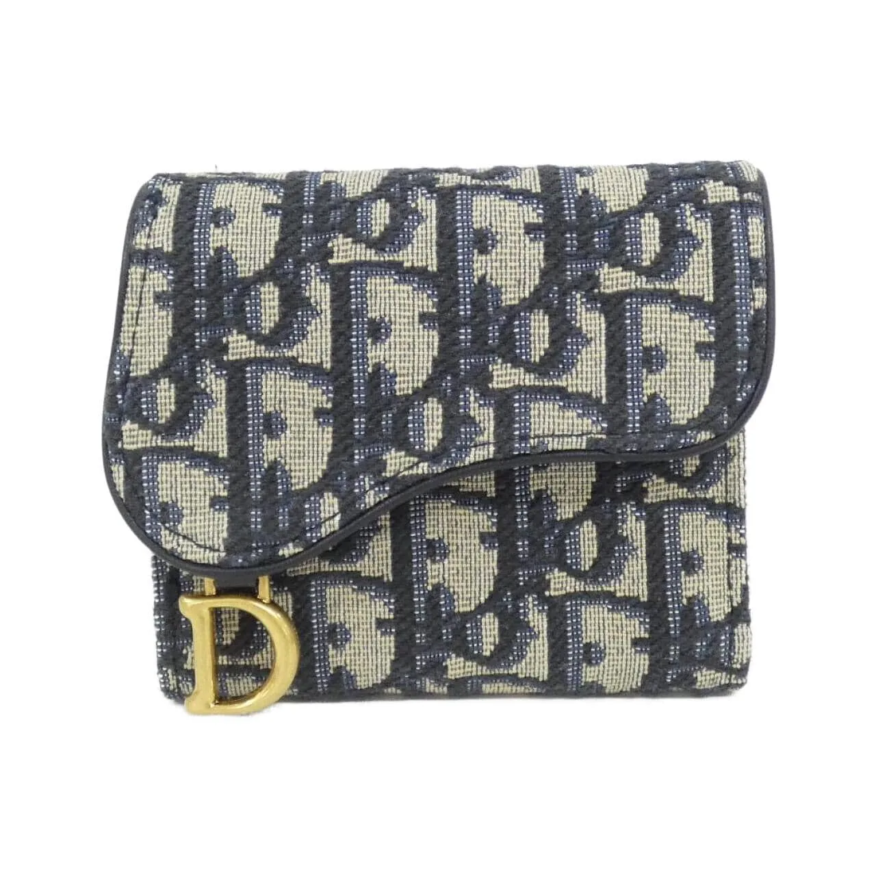 DIOR Saddle S5652CTZQ Wallet Canvas