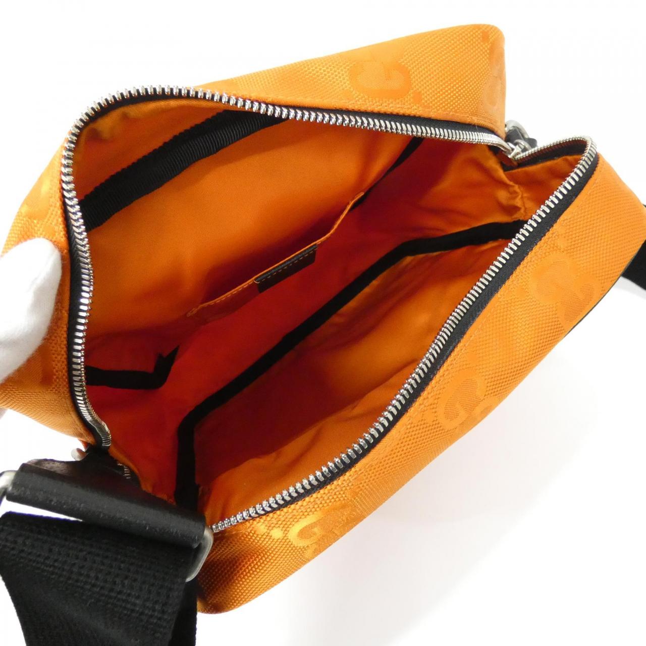 GUCCI Horsebit 1955 625858 H9HBN Shoulder Nylon Black Nylon - Thumbnail 6