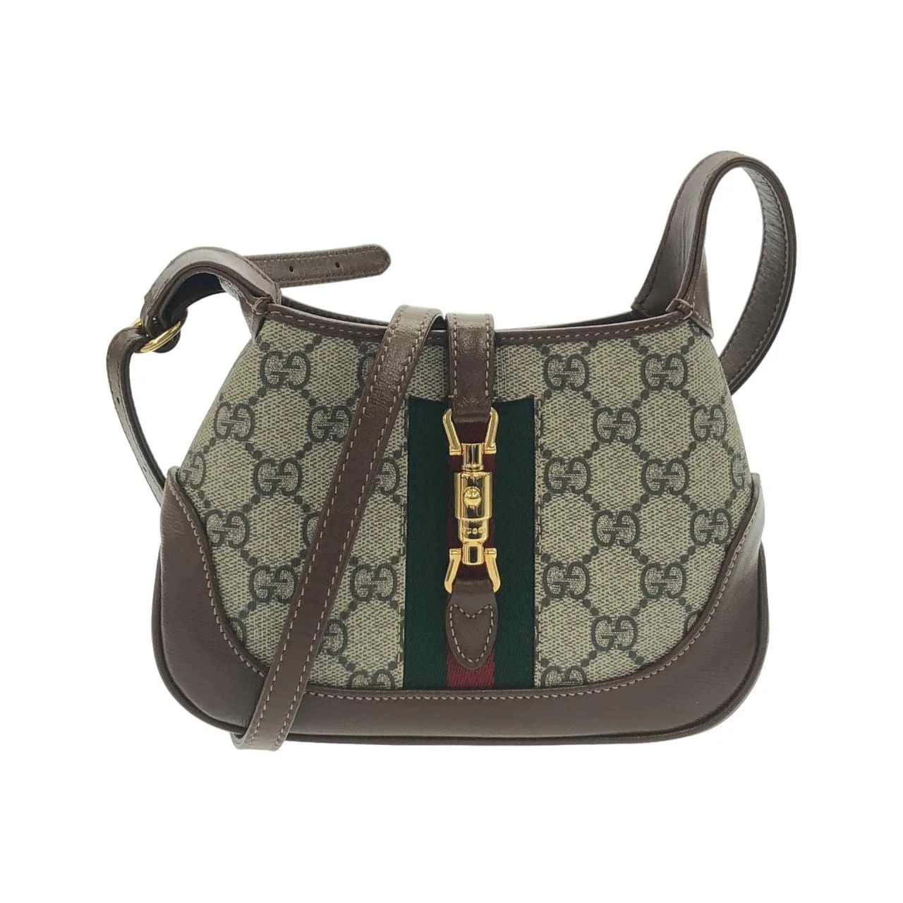 GUCCI Jackie 637092 HUHHG Handbag Canvas Black