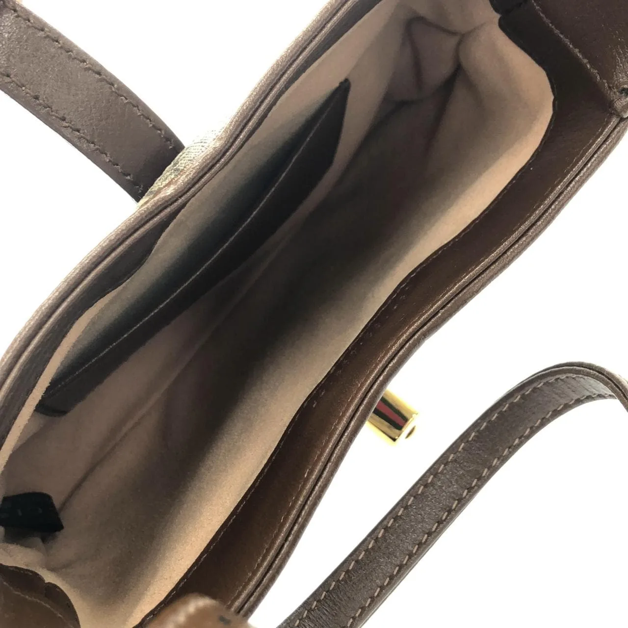 GUCCI Jackie 637092 HUHHG Handbag Canvas 黑色 帆布 中古品A - 縮圖 6