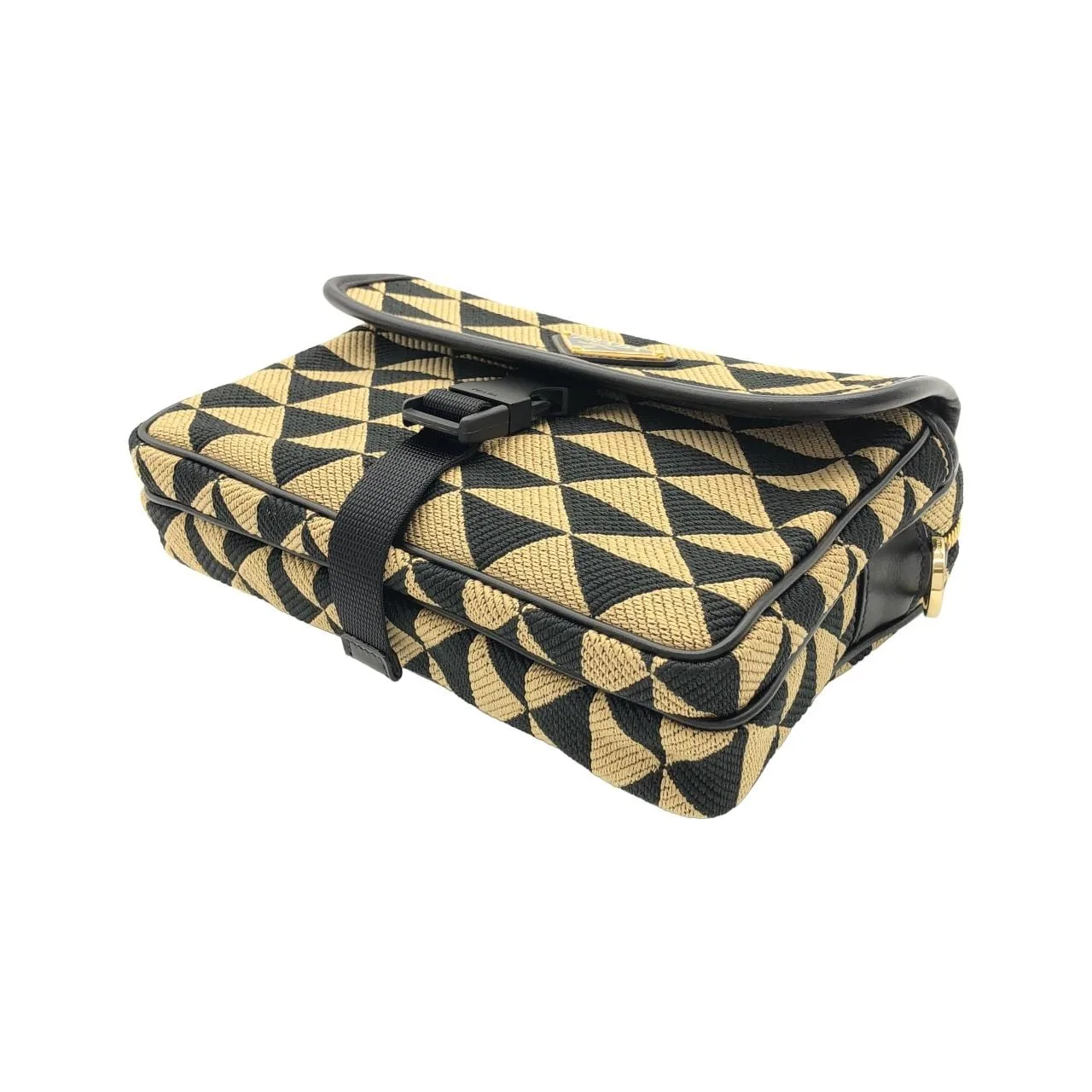 PRADA 2VH133 Handbag 黑色 中古品A - 縮圖 3