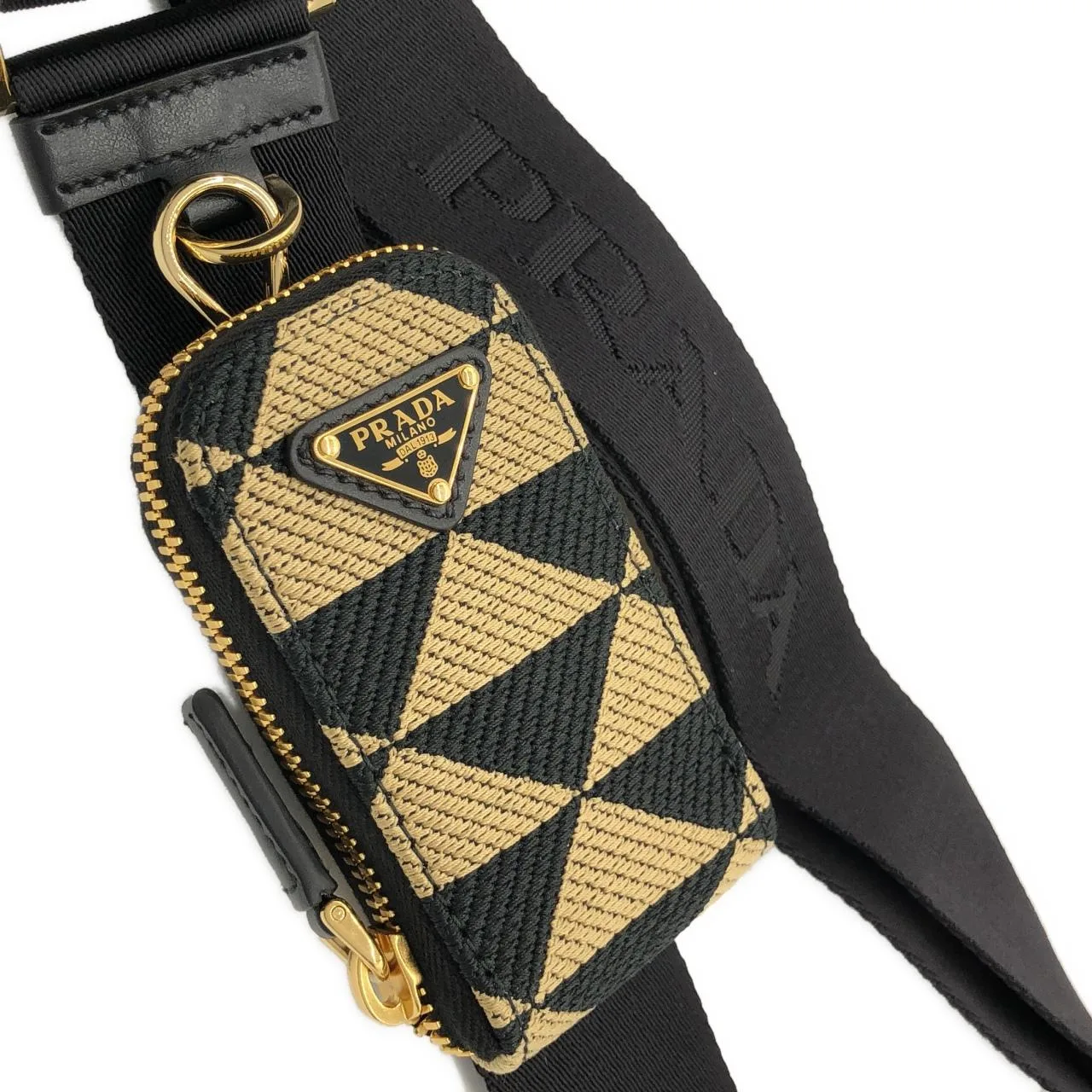 PRADA 2VH133 Handbag 黑色 中古品A - 縮圖 5