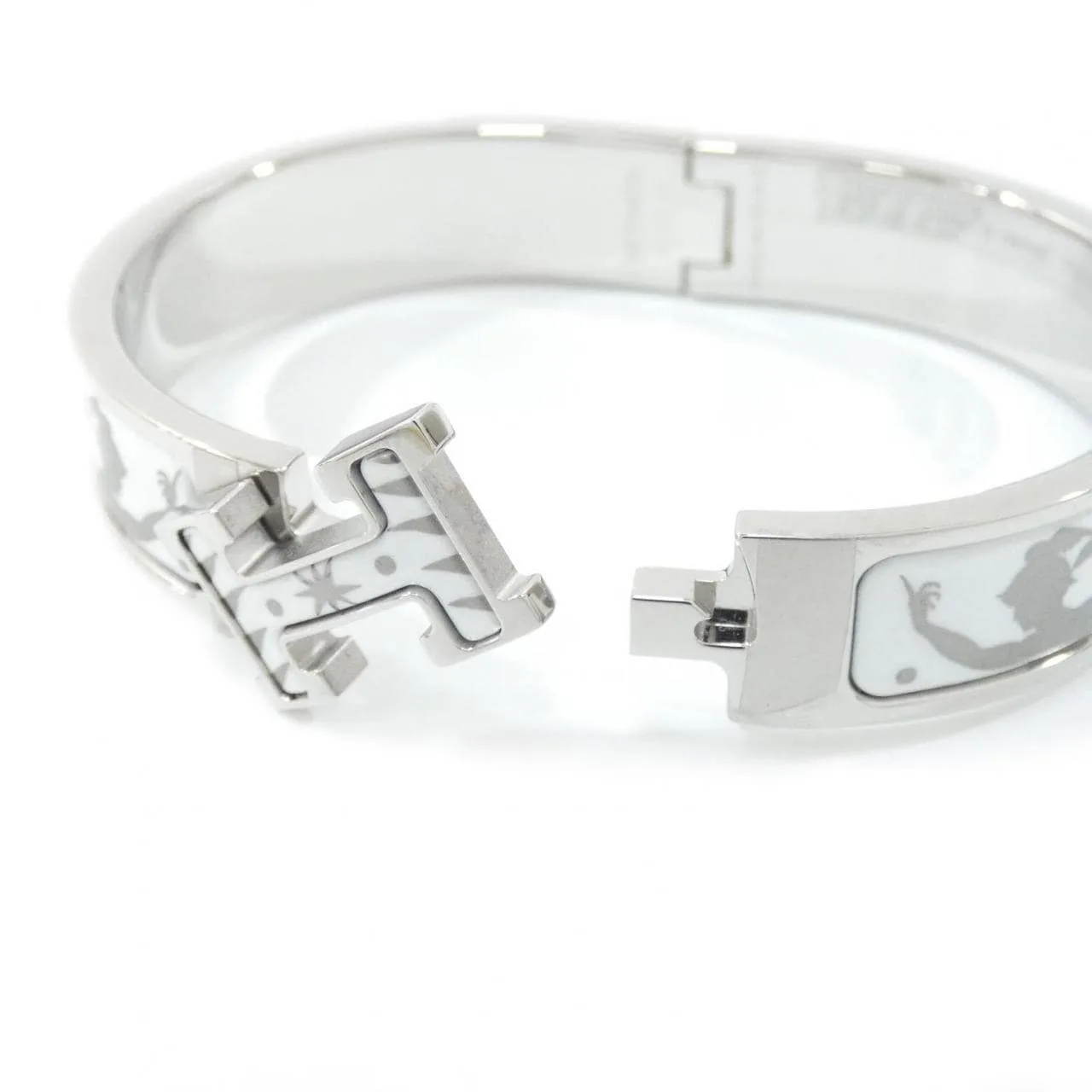 HERMES 703312FP Accessories White Rank A - Thumbnail 3