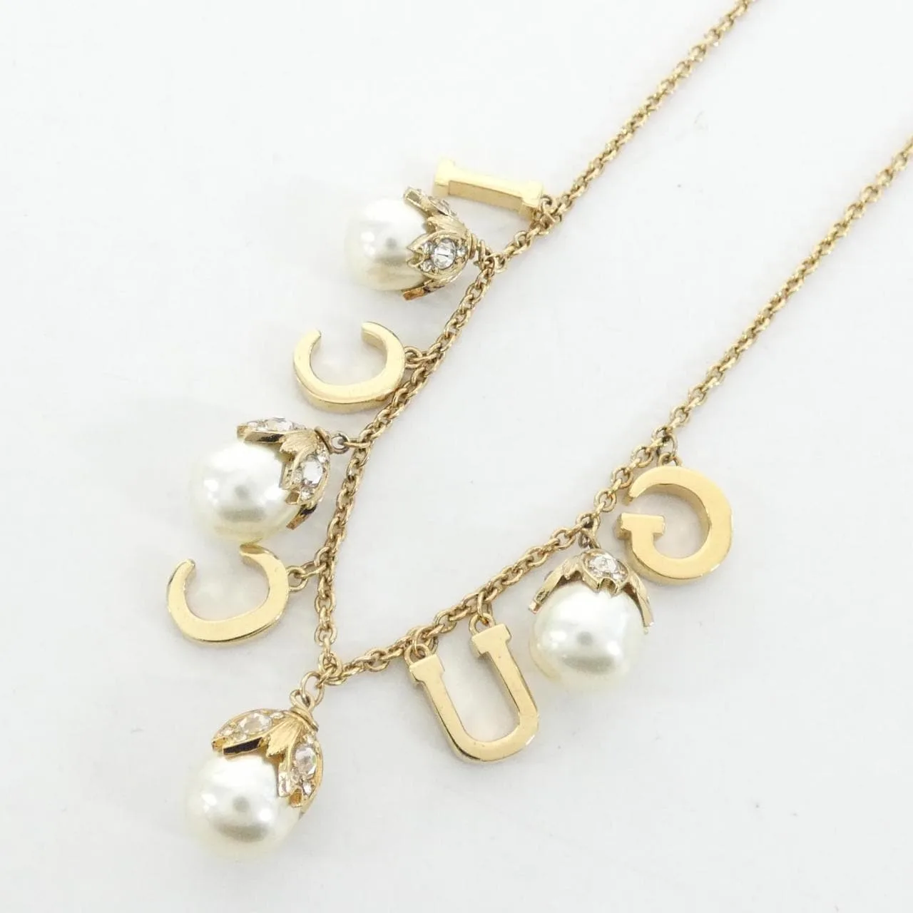 GUCCI Accessories 白色 中古品A - 縮圖 3