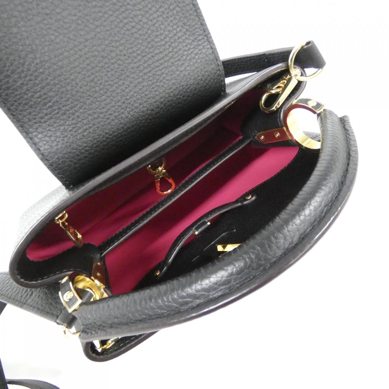 LOUIS VUITTON Capucines M94755 Bag 黑色 - 縮圖 7